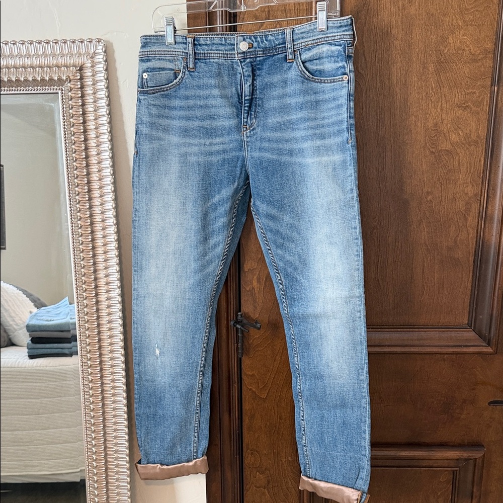 Anthropologie Women’s Light Blue Straight Jeans